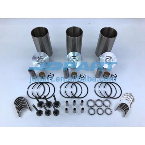 New 3TNV84 Rebuild Kit Piston Rings Liners Engine Bearing Set Engine Valves For Yanmar Engine