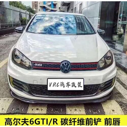 Suitable for Golf 6 Modified 6gti Shovel Tail Revo Kit 6r20 Carbon Fiber Front Lip Mk6 Surround