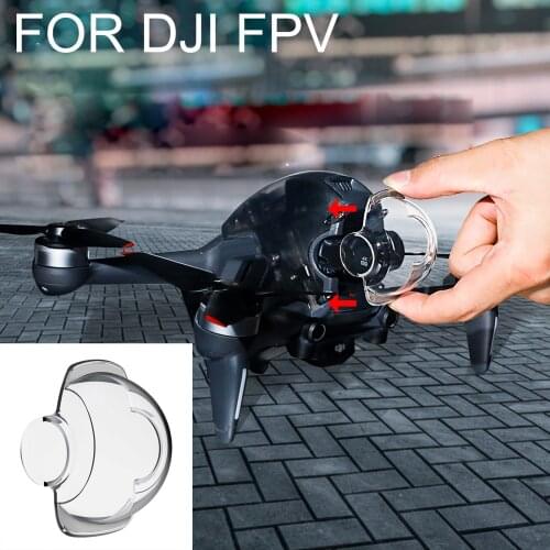 Transparent Gimbal Lens Guard for DJI FPV Dust-proof Anti-collision Protective Drone Camera Flying Cover for DJI FPV Accessories