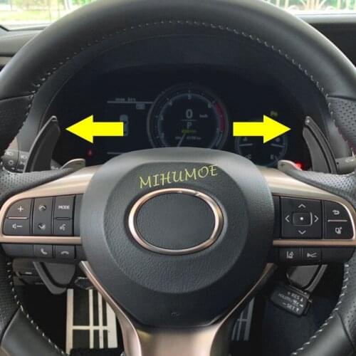 Black Steering Wheel Paddle Shifter Extension For 2012-2020 Lexus GS200t GS250 GS300 GS350 GS450h