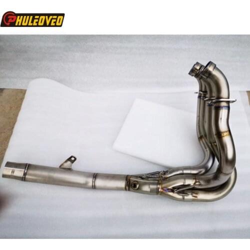 Titanium Alloy H2SX H2SX SE 17-20 Motorcycle Exhaust System Front Pipe Header Tube Motorbike Muffler Exhaust Front Pipe for H2SX