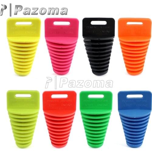 34mm-62mm Motorcycle Exhaust Muffler Pipe Wash Plugs Dirt Pit Bike ATV Exhaust Silencer Washing Plug