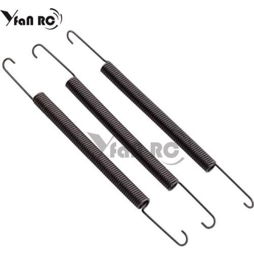 Yfan Rc 3 pcs Exhaust Tuned Pipe Spring Exhaust Muffler Joiner Spring 100mm RC Car HSP Himoto HPI Losi Axial RedCat S65