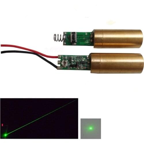 532nm green laser module laser head lamp tube device stage props dot laser positioning sight 30mW