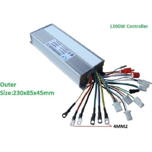 1200W Brushless DC Hub Motor Controller for Electric Bike