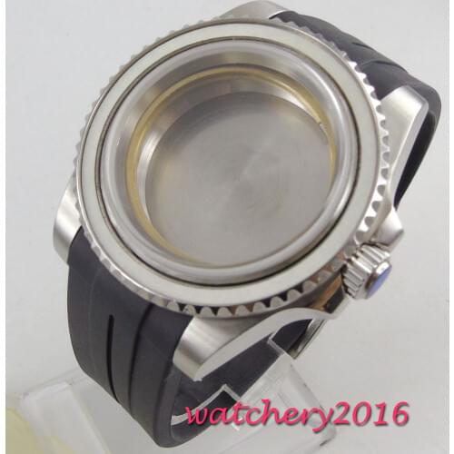 40mm sapphire glass sub Watch Case fit ETA 2836 miyota 8215 MOVEMENT