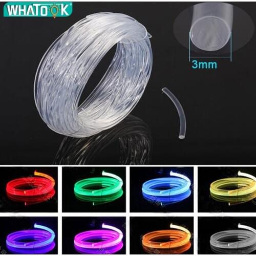 5M 10M 100M 3mm Car Styling DIY Cold Line Flexible Strips Light Interior Decoration For Motorcycle Cars Party Neon LED Strip