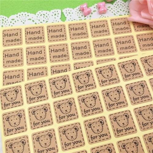 500Pcs/Lot Multi Size and Style Self-adhesive Stickers For Jewelry Box Wedding Dessert Cake Box Envelope Sealing Sticker Label