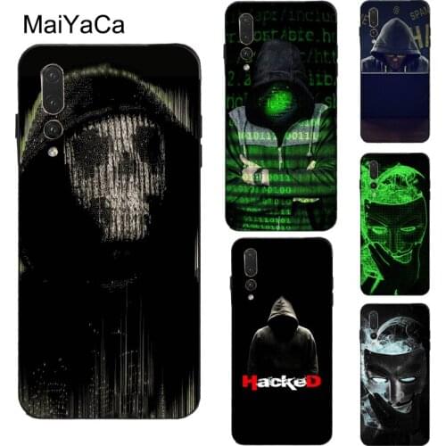 MaiYaCa Hacker Anonymous Case For Huawei Honor 8X 9X 9 10 Lite 20 Pro 10i 7A Pro 7C 8A 8C 8S Y6 Y9 Y7 2019 Nova 5T