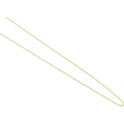 Aykat Silver 45 cm Chain Yellow Wove Fine Pendant Chain Model Women Chain Znc-16