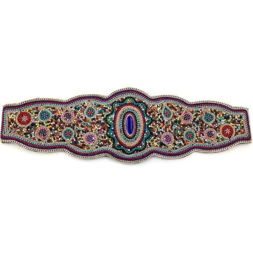 Gypsy Boho Chic Turkish Shimmy Elastic band Dance Body Chain tribal Ethnic Sash Belt Dresses Retro Leather Belt Cummerbunds2