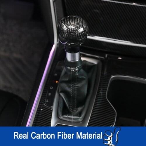 Spceddy Car Gear Shift Knob Head Carbon Automatic Gear Shifter Knob Fit For 10th Honda Accord Honda JADE Press Down To Unlock