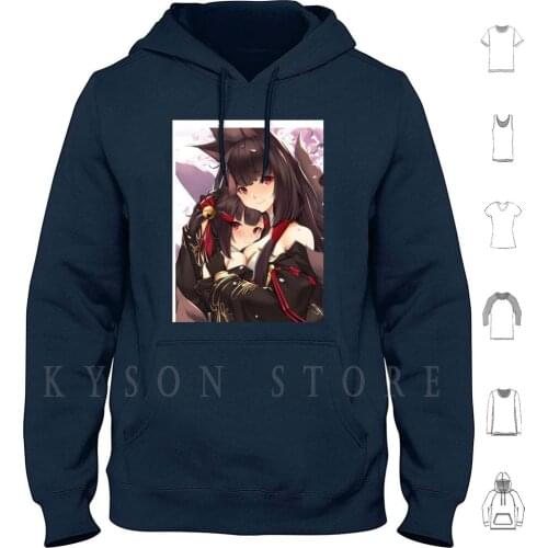 Azur Lane Akagi & Akagi-Chan Hoodie long sleeve Cotton Anime Azur Lane Akagi Akagi Chan Tony G