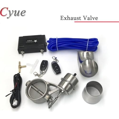 1Set New Exhaust Control Valve Set With Vacuum Actuator Cutout Pipe Close Style with Wireless Remote Controller