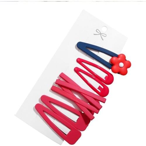 MISANANRYNE Korean Flower Clips Set Hairpins Hair Clip Pin Barrettes Accessories For Girls Kids Hair Ornament Hairclip Headwear