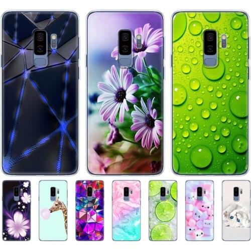 Soft silicon TPU case For Samsung Galaxy S9/S9 PLUS Case Cover For Samsung S9/S9 plus Phone shell protective coque