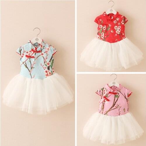 2020 New Arrivals 1pcs Infant Baby Girl Lovely Floral Bowknot Strap Princess Dress Clothes Children 3-8 years Bebe Clothing