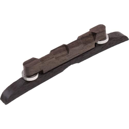 New High Quality Adjustable Rosewood Mandolin Guitar Bridge for Mandolin Musical Instruments