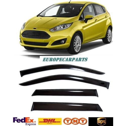 For Ford Fiesta Hb 2008-2017 Window Visors Side Sun Rain Guard Vent Deflectors