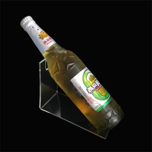 Armory Store Display Props Clear Acrylic Outdoor Pistols Holder Red Wine Model Showing Gun Display Stand Rack 2pcs