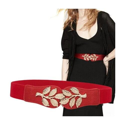 Chunxia dress child adornment belt fashion elastic female waist closure Korean version of female belt elastic belt 63*4CM