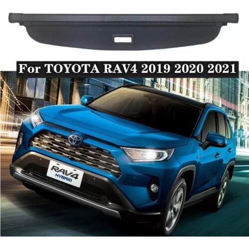 High Qualit Rear Trunk Cargo Cover Security Shield Screen shade Fits For TOYOTA RAV4 2019 2020 2021