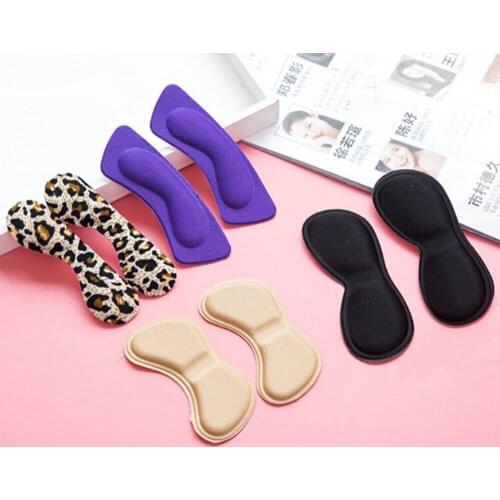 1pair Shoes Insoles Anti Slip Cushion Pads Feet Care Tools Protector For Heels Rubbing Heel Shoes Insoles Insert Unisex