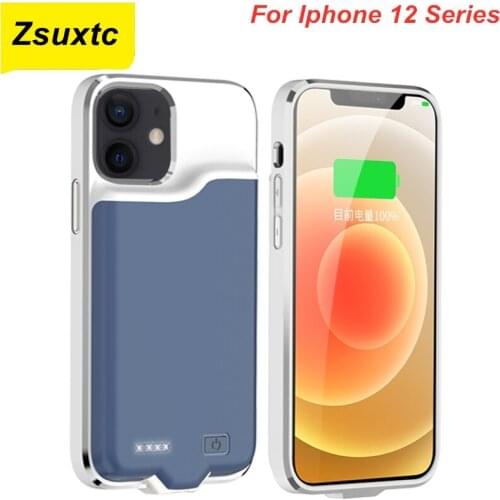 For iphone 12 Mini 12 Pro Max Battery Case Thin Smart Charger Cover Power Bank For iphone 12 Pro Max Battery Case