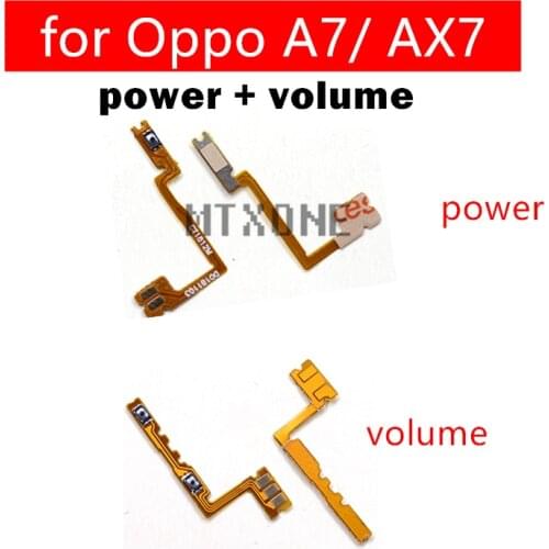 For Oppo A7/ Ax7 Power Volume Side Key button Flex Cable for Oppo A7/ Ax7 On Off Switch Flex Cable Replacement Repair Parts