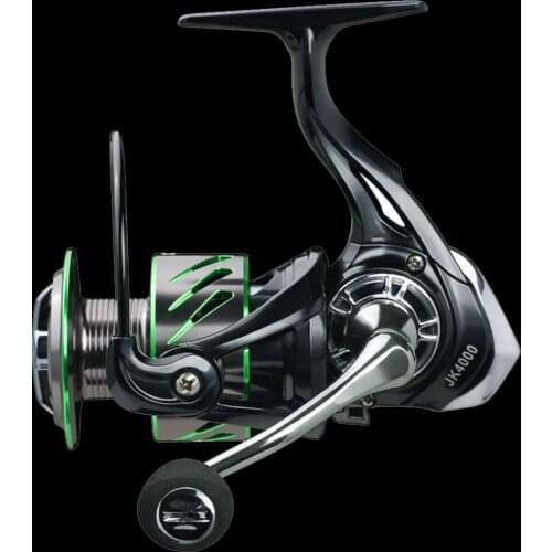 WALK FISH New Fishing Reel JK1000-4000 Spinning Reel Powerful Brake System Oblique Metal Spool Reel Fishing Saltwater Reel