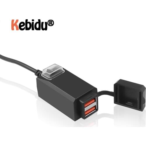 Dual USB Charger New 12V 5V 1A/2.1A USB Adapter Power Supply Socket Waterproof For Phone For Motorbike Motorcycle Handlebar