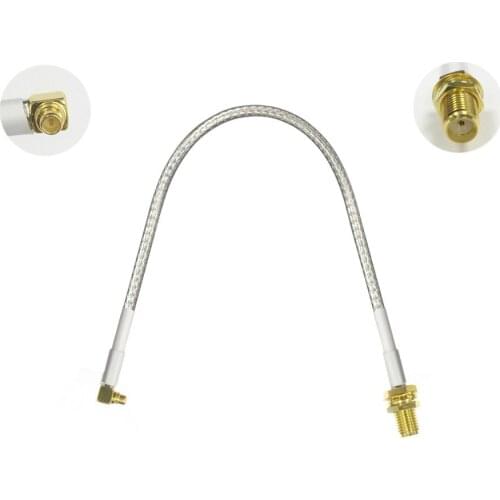 1PC wireless modem cable SMA female jack nut switch MMCX male right angle pigtail RG316/RG174 15/30/50/100cm NEW wholesale price