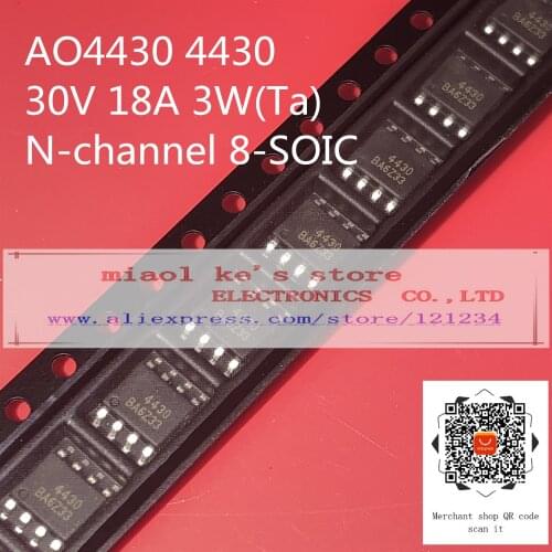 [10pcs] AO4430 AO4430L AO4433 AO4435 AO4435L AO4438 4430 4430L 4433 4435 4435L 4438 - 100% New MOS field effect transistor