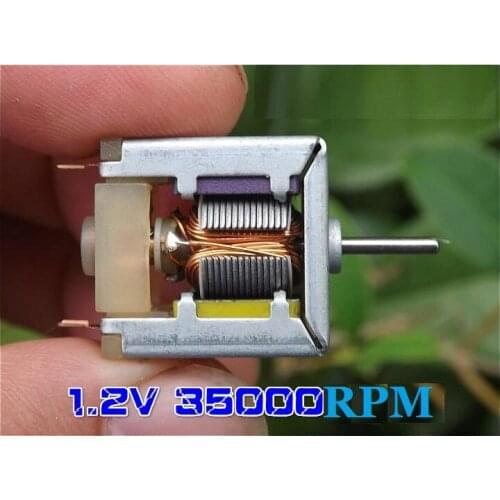 10PCS N20 DC 1.2V 35000RPM Strong Magnetic Micro DC Bare Motor with Carbon brush Convenient and practical,FREE SHIPPING