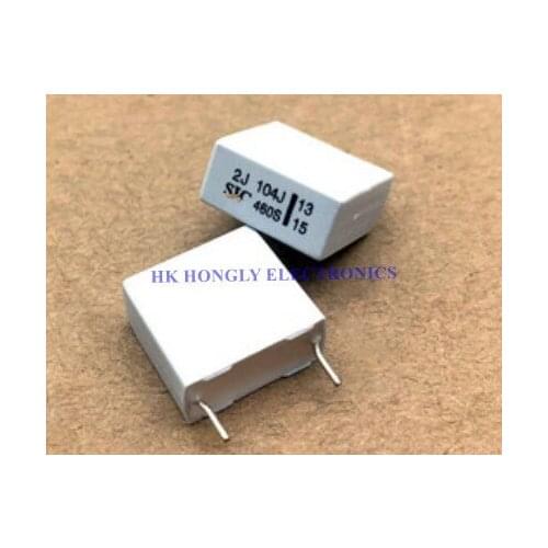 20PCS 2J 104J MKP 0.1UF 104 100NF 460S 275V 305V 630V P=15mm FILM CAPACITOR