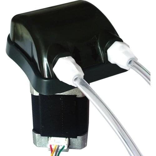 250ml/min, 4 Rollers, Honlite 24V Stepping Peristaltic Pump with Enhanced Exchangeable Pump Head & PharMed BPT Peristaltic Tube