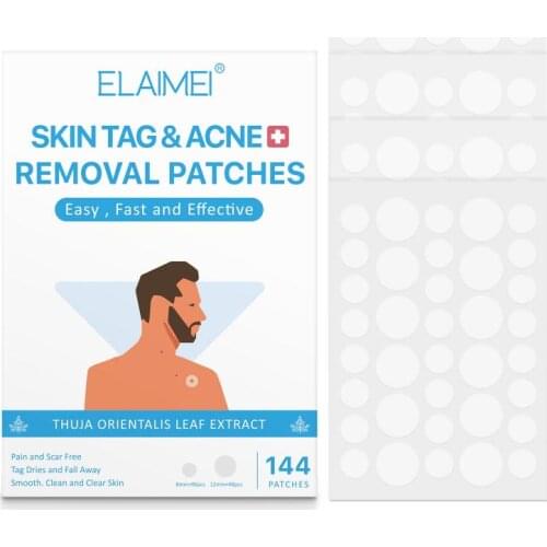 288pcs Skin Tags Moles Remover Patches Gift Wart Treat Liquid Pen Remover Freckle Wart Tag Fast Healing Non-Drying Skin Care New