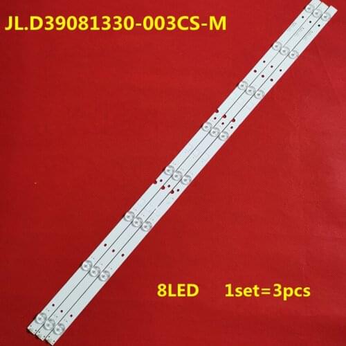 8LED LED backlight strip for Hisense LED39N2600 JL.D39081330-003CS-M 1set=3pcs
