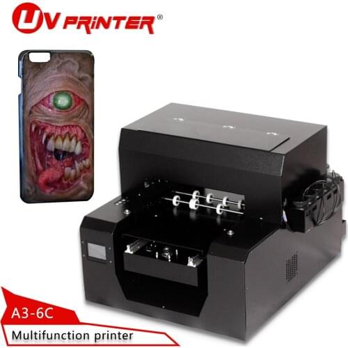 A3 size 6-color T-shirt printing machine digital direct to garment flat cylindrical printer for efficient commercial printing