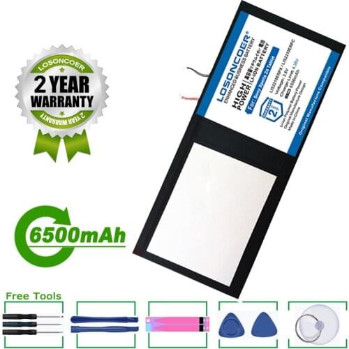 LOSONCOER Battery 6500mAh LIS2210ERPX LIS2210ERPC Battery For Sony Xperia Z4 Tablet SGP712 SGP771 1291-0052 Batteries