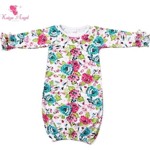 Kaiya Angel Baby Sleep Bag Aqua Pink Floral Newborn Schlafsack 2017 Sleeping Bag Bag Newborn Sack Girls Infant 0-24 Monthes