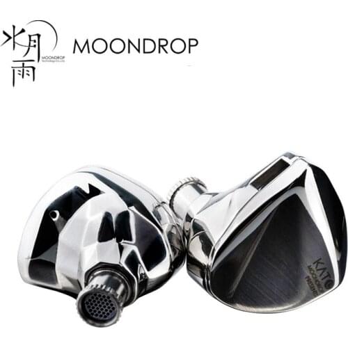 MoonDrop KATO HiFi Dynamic In-ear Earphones IEM Replaceable Sound Nozzle With High Quality Detachable 0.78mm 2Pin Standard Cable