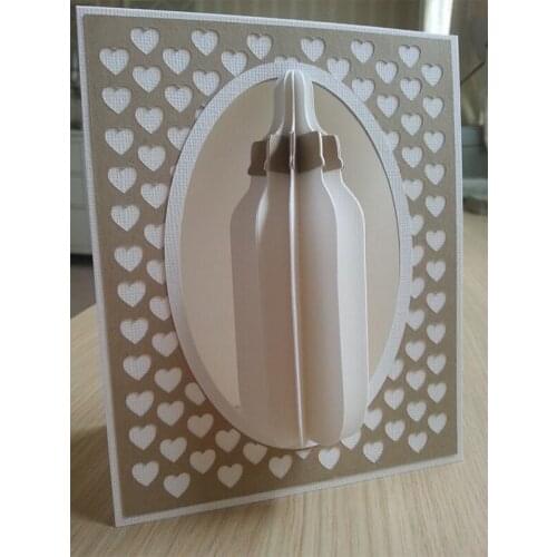 Nursing Bottle Feeder Metal Cutting Dies Stencils For DIY Scrapbooking Decorative Embossing Paper Cards Handcraft Die Cut New