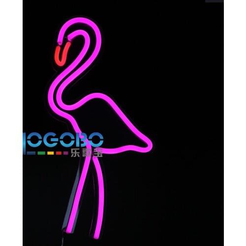 New Flamingo Neon Signs Custom Art Business Bar Home Decor Led Neon Sign Handmade Visual Artwork Wall Hanging Sign Night Light