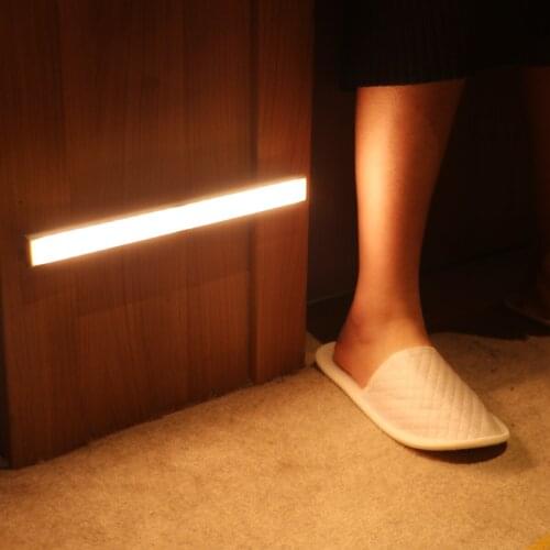 Rechargeable Motion Sensor LED Night Lights Bedroom kitchen Light Detector Wall Decorative Lamp Staircase Closet Room Lighting