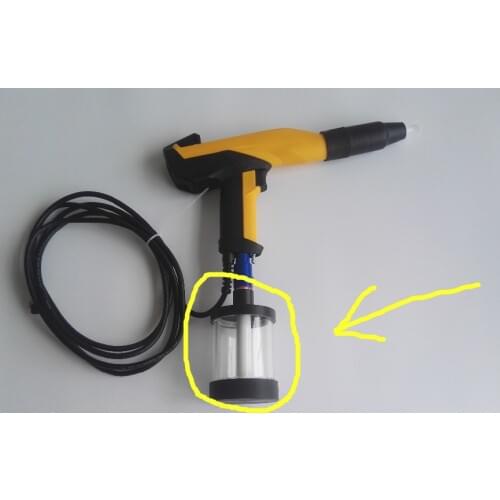 Portable Powder coating test machine test gun barrel small powder tank small fluidization