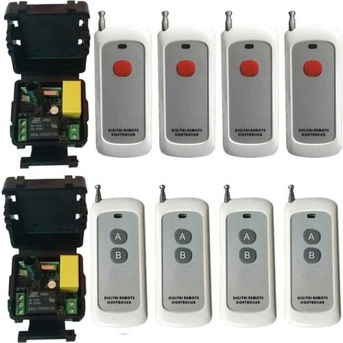 500M AC 220V 1CH Wireless Relay Remote Control Switch Radio Light Switch 220 V Switch With Remote Transmitter Micro Receiver