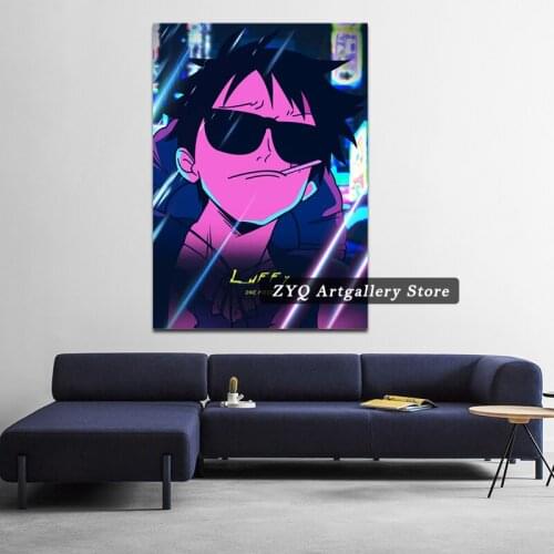Straw Hat Poster Art Picture Prints Home Decor Wall Canvas Painting Decoration For Living Room Anime