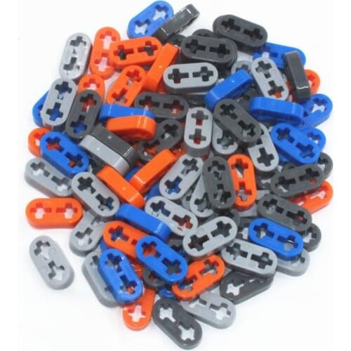 Building Blocks BulkTechnic Parts 100pcs Random Color TECHNIC LEVER 2M compatible with lego for kids boys toy