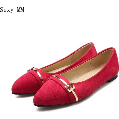 Slip On Shoes Women Loafers Ballet Flats Woman Flat Oxfords Shoes Soft Comfortable Shoes Plus Size 34 - 40 41 42 43